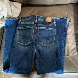 American eagle super hi rise flare (2 short)